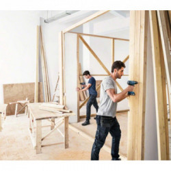 Bosch GSR 18V-21 - Trapano-Avvitatore Brushless 18V, 2x2,0 Ah, 63 Nm, Caricabatterie e L-Boxx