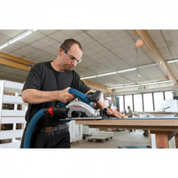 Bosch Professional GKS 18V-57 G - Sega Circolare 18V, 2x4,0 Ah, Ø Lama 165 mm, Prof Taglio 42-57mm, Caricabatterie, L-Boxx	