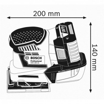 Bosch GSS 18V-10 -... 2