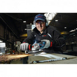 Bosch GWS 19-125 CIE - Smerigliatrice, 1900 W, Ø125 mm, Constant Electronic, Cuffia Chiusa, Impugnatura Supplem., Vibration