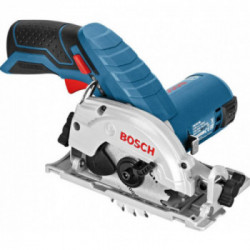 Bosch GKS 12V-26 - Sega Circolare 12V, Profondità Taglio 26,5mm, Caricabatterie, L-Boxx	, Senza Batteria e Caricabatt.