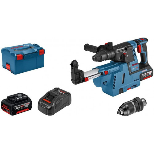 Bosch GBH 18V-26 F + GDE 18V-16 - Martello...