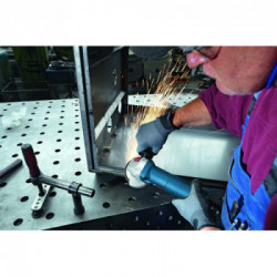 Bosch Professional GWS 1000 - Smerigliatrice Angolare, 1000 W, Ø125 mm, Restart Protection, Cuffia di Protezione