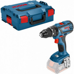 Bosch GSB 18V-28 - Trapano-Avvitatore con Percussione 18V, 28-63 Nm, L-Boxx, Senza Batteria e Caricabatt.