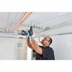 Bosch GSB 18V-28 - Trapano-Avvitatore con Percussione 18V, 28-63 Nm, L-Boxx, Senza Batteria e Caricabatt.