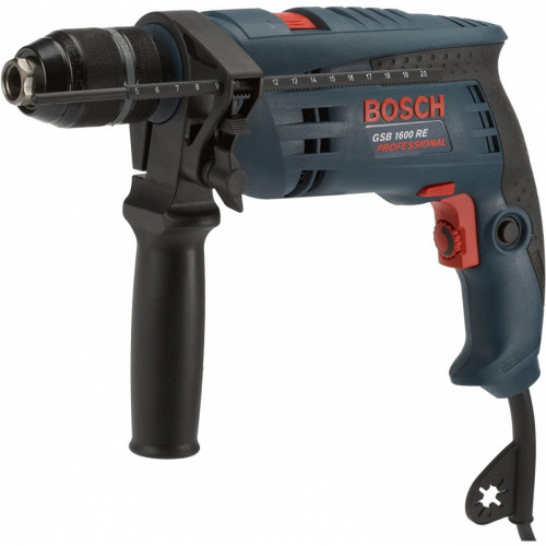 Bosch GSB 1600 RE - Trapano Battente, 701W,...