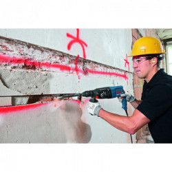 Bosch GBH 2-26 - Martello Perforatore, SDS-Plus, 830W, Ø 26 mm 2,7 J, Adattatore e Mandrino a Cremagliera,