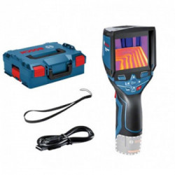 Bosch Professional GTC 400 C - Termocamera 12V, 2,0Ah,IR 160x120, Display 3,5", Cavo micro-USB, L-Boxx, Senza Batt e Caricabatt.