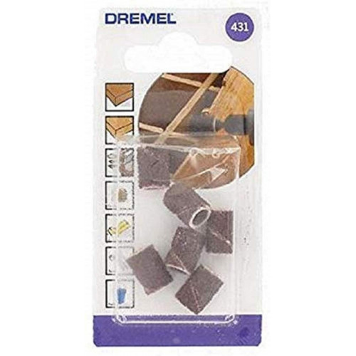 Dremel 431 Cilindri Abrasivi Grana 60 6 Pezzi
