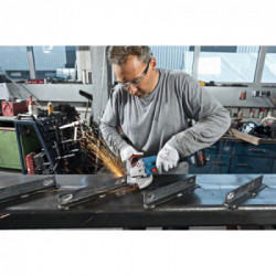 Bosch GWS 18V-15 C - Smerigliatrice Angolare 18V, Ø 125mm, L-Boxx, Modulo Bluetooth, Senza Batteria e Caricabatt.	