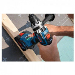 Bosch GSR 18V-150 C - Trapano Avvitatore con Percussione 18V, 84-150Nm, L-Boxx, Senza Batteria e Caricabatt.