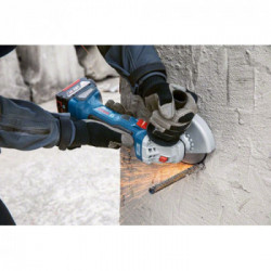 Bosch GWS 18V-7 - Smerigliatrice Angolare Brushless 18V, 2x4,0Ah, Ø 125 mm, 6 Accessori, Caricabatteria, L-Boxx