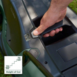 Bosch UniversalRotak 450 - Rasaerba Rotativo, 1300W, Ø Taglio 36 cm, Lunghezza Lama 34 cm, Altezza Taglio 20-70 mm, Cesto 31