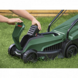 Bosch Easy Mower 18V-32-200 - Rasaerba 18V, 4,0 Ah, Lunghezza Lama 32cm, Cesto 31 Lt. Aree Fino a 200mq con Caricabatteria