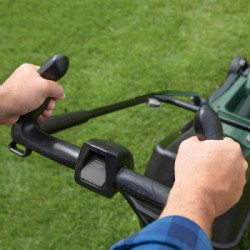 Bosch EasyRotak 36-550 - Rasaerba 36V, 4,0 Ah, Ø Taglio 38 cm, Lunghezza Lama 37 cm, Altezza Taglio 20-70mm, Batt e Carica Incl