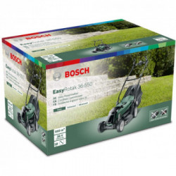Bosch EasyRotak 36-550 - Rasaerba 36V, 4,0 Ah, Ø Taglio 38 cm, Lunghezza Lama 37 cm, Altezza Taglio 20-70mm, Senza Batteria