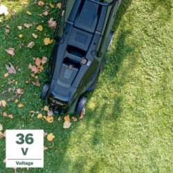 Bosch UniversalRotak 36-550 - Rasaerba ProSilence, 36V, 4Ah, Ø Taglio 38 cm, Lunghezza Lama 36 cm, Altezza Taglio 25-70mm,