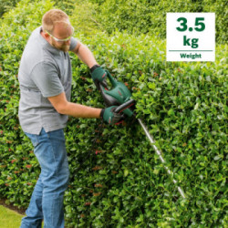 Bosch UniversalHedgeCut 50 - Tagliasiepi con Funzione Sega, 480W, Lunghezza Lama 50cm, Spessore Taglio 26mm	