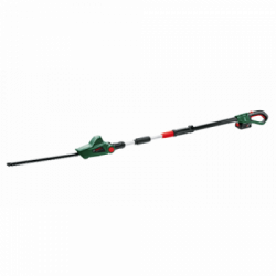 Bosch UniversalHedgePole 18 - Tagliasiepi Telescopico, 18V,2,5Ah, Lunghezza Lama 43 cm, Spessore Taglio 16mm, Batt. e Caricabatt