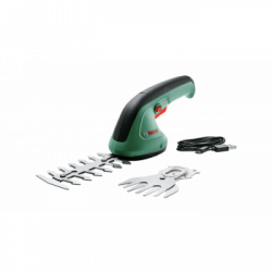Bosch EasyShear - Set per Forbici e Siepi 3,6V,1,5 Ah, Larghezza Lama 8 cm con Cavo USB