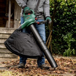 Bosch UniversalGardenTidy 2300 - Soffiatore, Aspiratore 2300W, Portata Max 160l/min, Sacco 45 Lt.