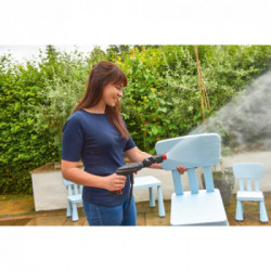 Bosch EasyAquatak 100 - Idropulitrice, 1100W, Portata Max 270 L/h, Pressione 100 Bar, Pistola 360° Getto Variabile