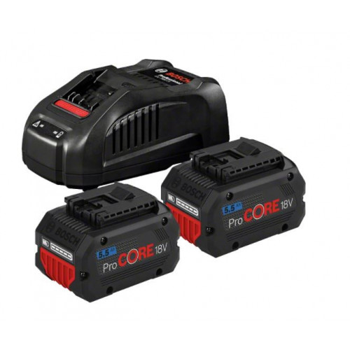 Bosch ProCORE 18V 5,5 Ah + GAL 18V-40 - Starter...