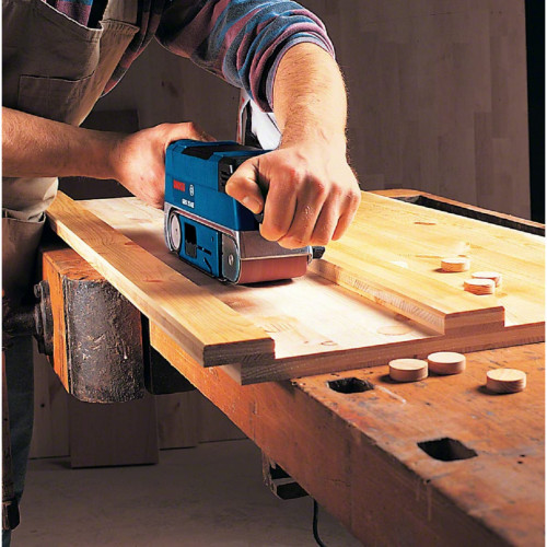 Bosch GBS 75 AE - Levigatrice a Nastro 750W,...