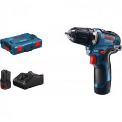 Bosch GSR 12V-35 - Trapano-Avvitatore 12V, 2x2,0 Ah, 35-20 Nm, 2 Velocità, 0-17500 giri/min, con Caricabatteria	