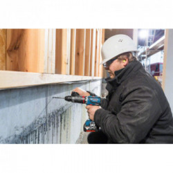 Bosch GSR 18 V-60 FC - Trapano-Avvitatore Brushless 18V, 2x5,0 Ah, 31-60 Nm, Caricabatterie e L-Boxx, Bluetooth Connect