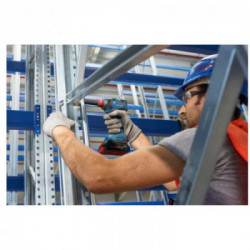 Bosch GDX 18V-200 - Avvitatore a Massa Battente 12V, 200 Nm, 2x5,0 Ah, Caricabatterie e L-Boxx, Modulo Bluetooth