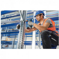 Bosch GDX 18V-200 - Avvitatore a Massa Battente 12V, 200 Nm, 2x5,0 Ah, Caricabatterie e L-Boxx, Modulo Bluetooth