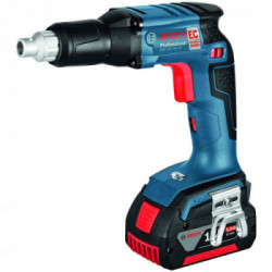 Bosch GSR 18 V-EC TE - Avvitatore per Cartongesso Brushless 18V, 2x5,0Ah, 4.200 giri/min, Caricabatteria, L-Boxx