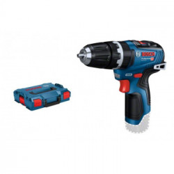 Bosch GSB 12V-35 - Trapano-Avvitatore con Percussione Brushless 12V, 20-35 Nm, L-Boxx, Senza Batteria e Caricabatt.