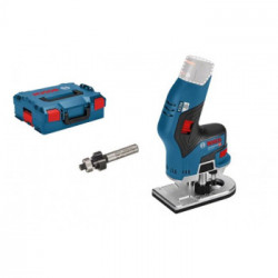 Bosch GKF 12V-8 - Rifilatore 12V, 13.000 giri/min, Pinza 8mm, L-Boxx, Senza Batteria e Caricabatt.