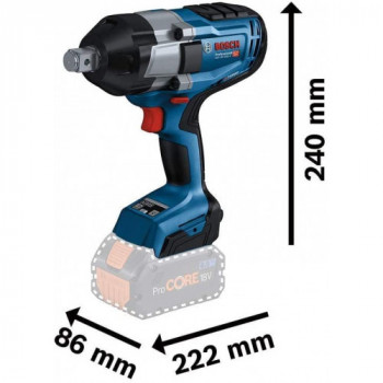 Bosch GDS 18V-1050 H -... 2