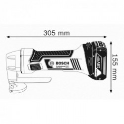 Bosch GSC 18V-16 - Cesoia per Lamiera, Senza Batteria e Caricabatteria