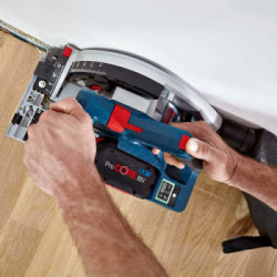 Bosch GKT 18V-52 GC - Sega ad Immersione 18V, Ø Lama 140mm, Piastra 305 x 169 mm, L-Boxx, Senza Batteria e