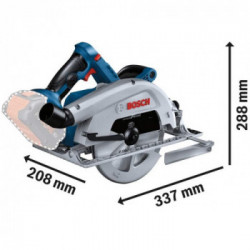 Bosch GKS 18V-68 C - Sega Circolare Brushless 18V, Ø Lama 190mm, 5.000 giri/min, L-Boxx Senza Batteria e Caricabatt.