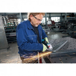 Bosch GWS 18 V-10 - Smerigliatrice Angolare 18V, Ø 115mm, 10.000 giri/min, L-Boxx, Senza Batteria e Caricabatt.