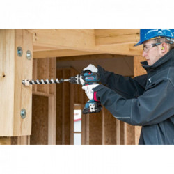 Bosch GSR 18 V-110 C - Trapano Avvitatore con Percussione 18V, 47-110Nm, L-Boxx, Moulo Bluetooth, Senza Batteria e Caricabatt.