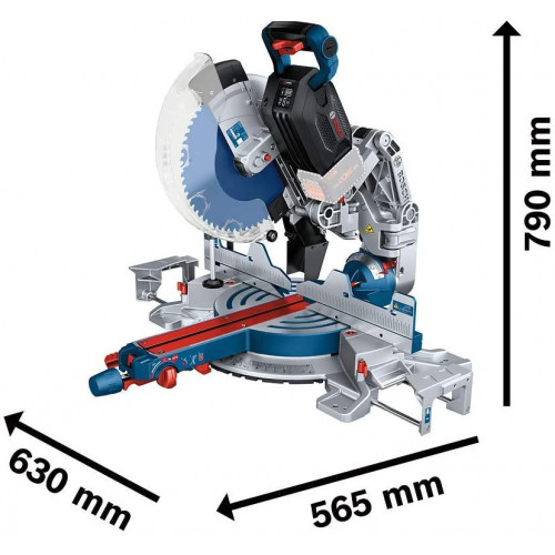 Bosch GCM 18V-216 - Troncatrice Radiale 18V, Ø...