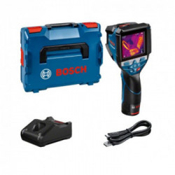 Bosch GTC 600 C - Termocamera 12V, 1,5 Ah, IR 256X192, Display 3,5", Caricabatteria, L-Boxx,