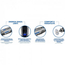 Dremel 4250 Multiutensile 175W, con 3 Complementi e 45 Accessori, Velocità 5.000-35.000 giri/min