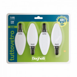 Beghelli Tuttovetro Lampadina a risparmio energetico 5 W E14 E
