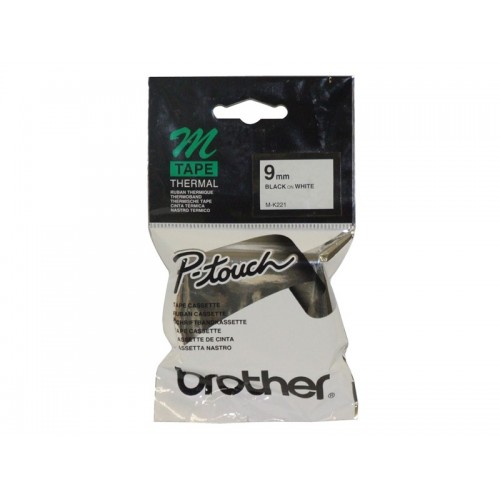 Brother MK221 nastro per etichettatrice Nero su...