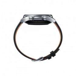 Samsung Galaxy Watch3 Smartwatch Bluetooth, cassa 41mm acciaio, cinturino pelle, Saturimetro, Rilevamento cadute, Monitoraggio