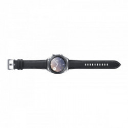 Samsung Galaxy Watch3 Smartwatch Bluetooth, cassa 41mm acciaio, cinturino pelle, Saturimetro, Rilevamento cadute, Monitoraggio