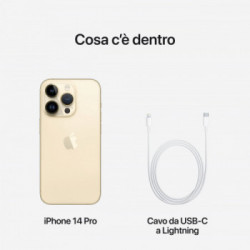 Apple iPhone 14 Pro 256GB Oro Smartphone iOS 16 *ESTENSIONE GARANZIA3 3 ANNI IN PIU' in omaggio*
