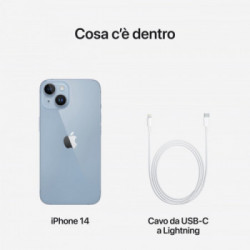 Apple iPhone 14 Smartphone 128GB Blu *ESTENSIONE GARANZIA3 3 ANNI IN PIU' in omaggio* 